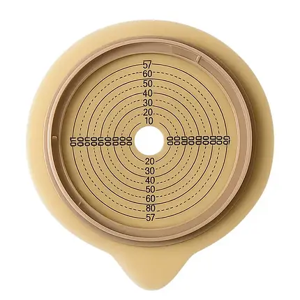 Пластина для двокомпонентного калоприймача, розмір стоми: 12-57 мм (10 шт/упак), фото 2