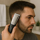 Машинка для стрижки + 4 насадки, від USB, SURKER SK-779 / Акумуляторний тример для стрижки / Машинка для волосся, фото 2