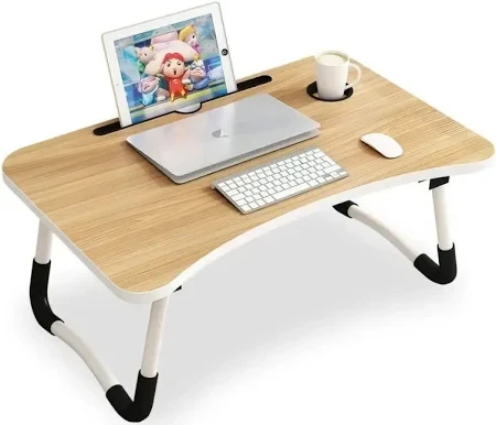 Багатофункціональний столик-підставка для ноутбука, планшета, сніданку та книги, складний, 60×40×25 см
