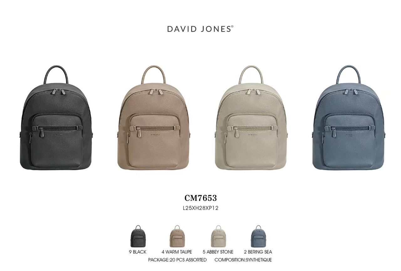 Жіночий рюкзак D.Jones 7653 жіночі рюкзаки оптом David Jones (Девід Джонс) Одеса 7 км, фото 1