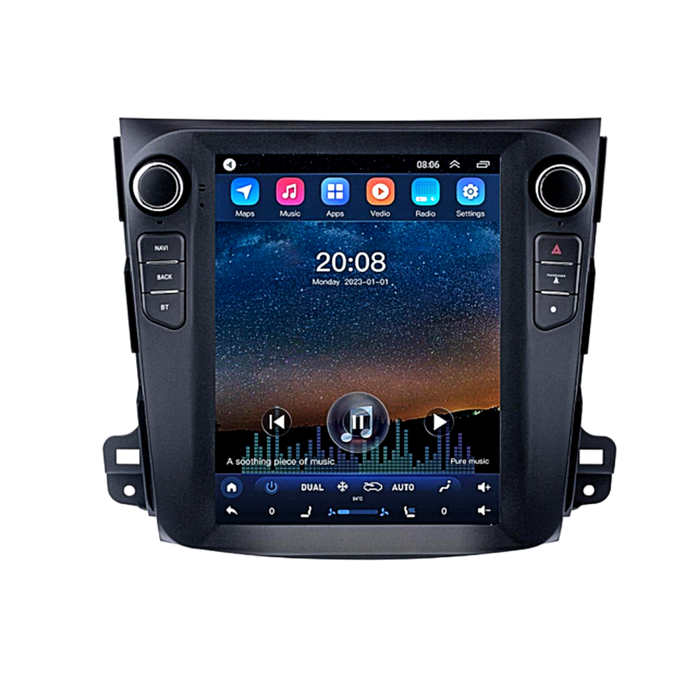 Штатна магнітола андроїд MITSUBISHI OUTLANDER 2006-12 Tesla-10'',штатний головний пристрій мітсубісі, фото 1