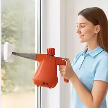 Ручний пароочисник Domotec MS-1372 1000Вт, 3бар, 350мл, для кухні, ванної, скла, меблів та одягу, компактний та ефективний, фото 2