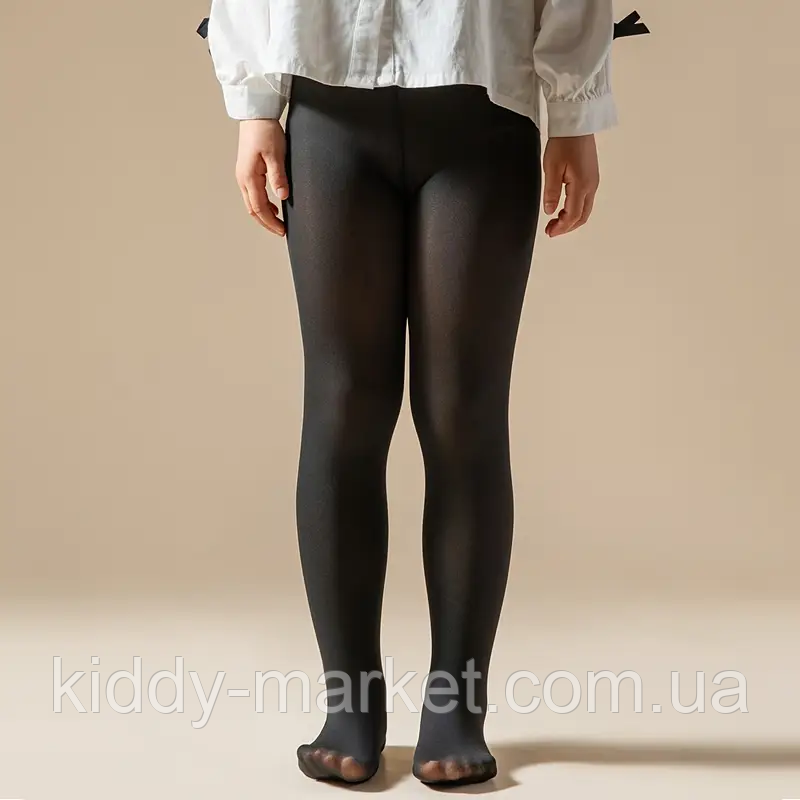 Колготи капронові чорні для дівчинки 104-110, фото 1
