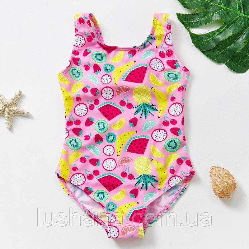 Дитячий суцільний купальник на дівчинку р.116, фото 1