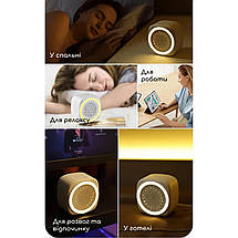 Генератор білого шуму Swan ЕМ-10 нічник для дітей та дорослих з таймером генератори білого шуму для заспокоєння 26 мелодій, фото 4