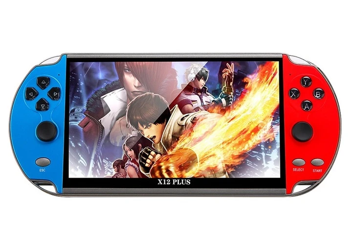 Портативна ігрова приставка PSP X12 Plus 7” з 1000 іграми, AV, 16 ГБ пам’яті, відео та музика, акумулятор 2500 mAh