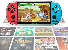 Портативна ігрова приставка PSP X12 Plus 7” з 1000 іграми, AV, 16 ГБ пам’яті, відео та музика, акумулятор 2500 mAh, фото 4
