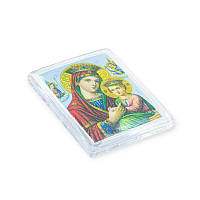 Значок на скотчі квадратна пластик