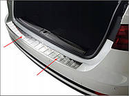 Захисна накладка на задній бампер для Audi A4 B9 Avant 2015-2019, FL 2019-2024