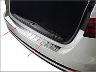 Захисна накладка на задній бампер для Audi A4 B9 Avant 2015-2019, FL 2019-2024