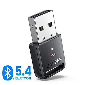 Bluetooth ресивер трансмітер UGREEN CM748 Bluetooth 5.4 AptX HD для комп'ютера ноутбука 20м бездротовий адаптер