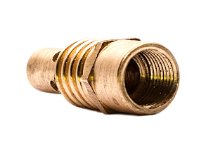 Розпилювач газу латунний для зварювальних пальників MIG/MAG VITA (ES-0013) М10 × 1 різьба внутрішня права, довга юбка