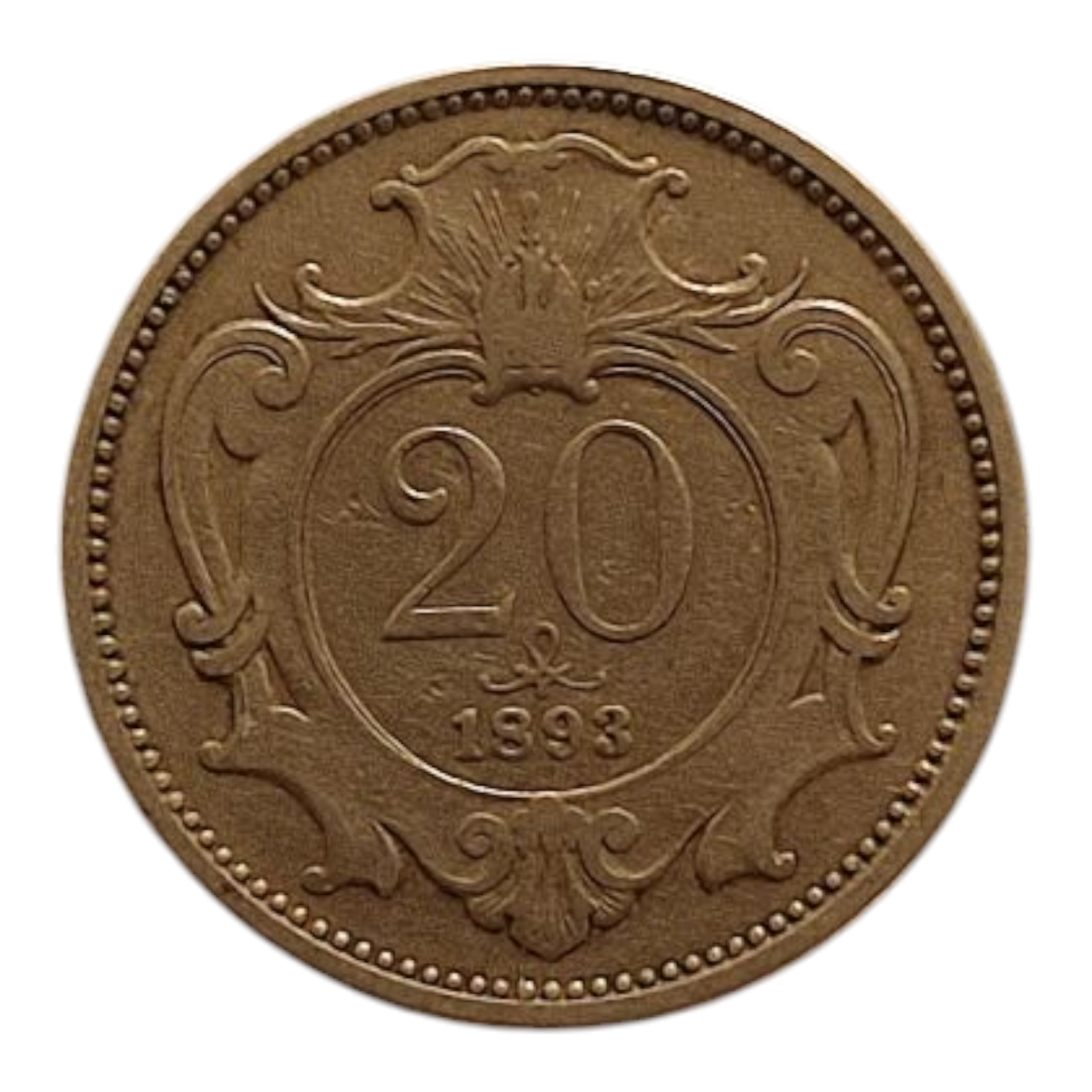 Австрія 20 гелерів, 1893, фото 1