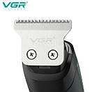Тример VGR V-975 GOLD, 4 насадки, LED display, фото 5