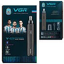 Тример для носа VGR V-629 BLACK, фото 2