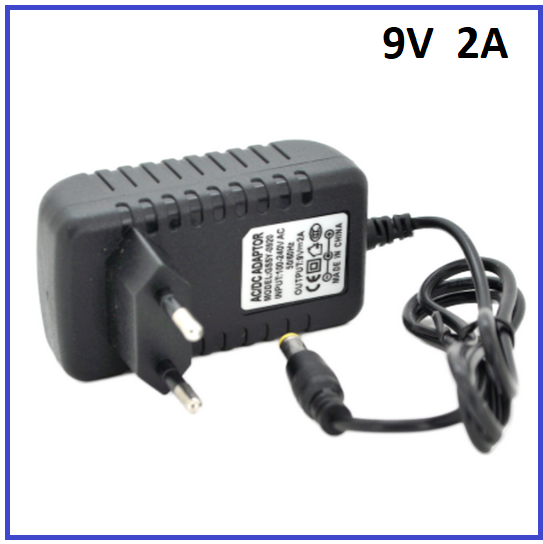 Імпульсний адаптер живлення Voltronic 9В 2А (18Вт) штекер 5.5/2.5, фото 1