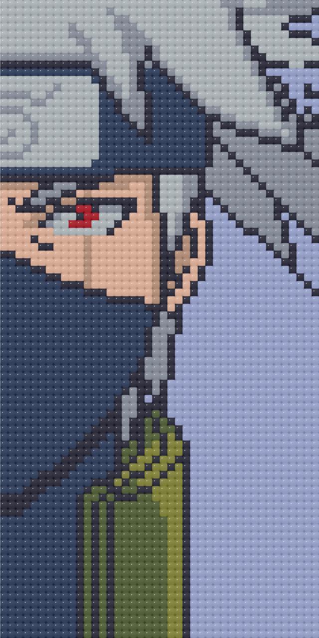 Алмазна мозаїка Наруто Какаші Луффі 12х24 см Орігамі (ODM0131), фото 1