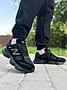Чоловічі термо кросівки New Balance 9060 Black Cordura GTX чорні Нью Баланс замша водонепроникнений текстиль осінь зима, фото 10
