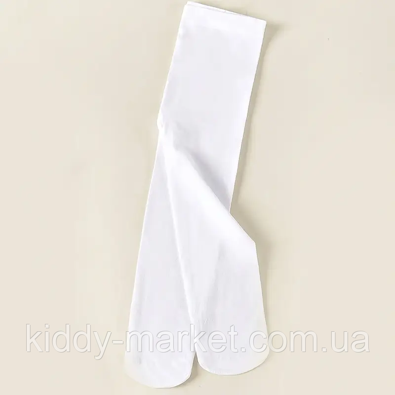 Колготи нейлонові білі для дівчинки 110-116, фото 1