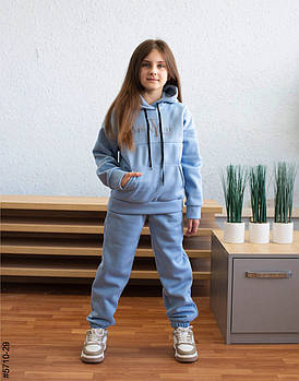 5710-29 Спортивний костюм тринитка на флісі підліток (4 од: 36,38,40,42)