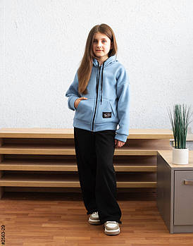 2563-29 Спортивний костюм тринитка на флісі підліток (4 од: 36,38,40,42)