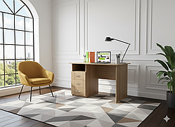Офісний стіл С-2А Гамма стиль 600х1400х750 Дуб Сонома V1015