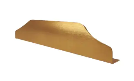 Ручка меблева 200mm Premium Hexa з фаскою Золото браш, фото 1