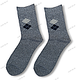 Високі ангорові шкарпетки чоловічі термо без махри 41-47 темно сірі, фото 3