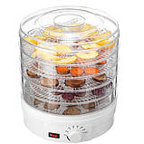 Сушарка для овочів та фруктів 1000 Вт MAXTOP MP-5077 Біла, фото 4