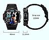 Смарт-годинник Lige S611 з тонометром, пульсоксиметром, дзвінки, фото 2