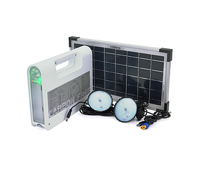 Портативний ліхтар BRAZZERS BRPF-CF80/18, Сонячна панель 18W, LiFePO4 - 80Wh