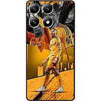 Силіконовий чохол бампер для Xiaomi 14T Pro з малюнком Mbappe Real Мбаппе