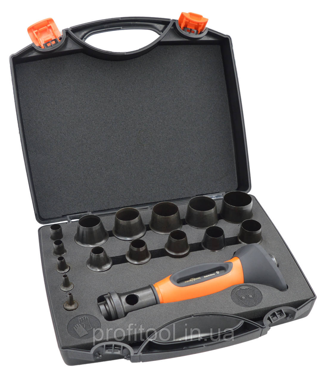 Набір просічок по м'яких матеріалах PROFITOOL діаметрами 3-30 мм (16 шт) (81003), фото 1