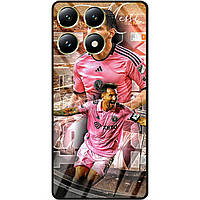 Силіконовий чохол бампер для Xiaomi 14T Pro з малюнком Мессі Интер Messi