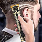 Тример для стрижки волосся + 4 насадки, з USB, T9 / Акумуляторна машинка для бороди / Чоловічий тример, фото 6