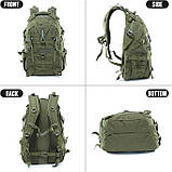 Тактичний рюкзак «Ідеальний» 40 л — стримана міцність, фото 2