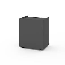 Приліжкова тумба Metkas Home B028U, 450×350×530 мм, ЛДСП, Антрацит (MB028UA)