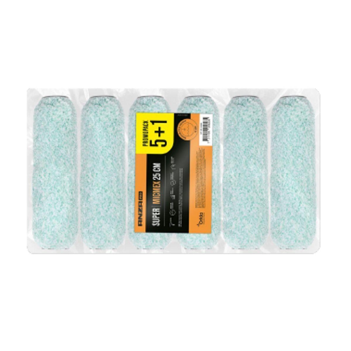 Набір валиків Anza Micmex roller stick 25см 6шт