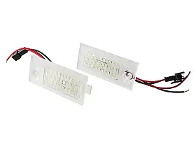 Audi A6 C5 седан 97-04 світлодіодні лампи підсвічування номерного знака 2 шт. комплект.