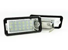 Audi A3 A4 A6 A8 Q7 світлодіодні лампи підсвічування номерного знака 2 шт. комплект.