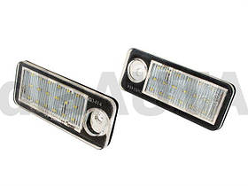 Audi A6 C5 універсал 97-04 світлодіодні лампи підсвічування номерного знака 2 шт. комплект.