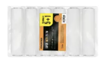 Набір валиків Anza Antex roller stick 25см 6шт