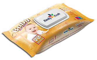 Вологі серветки "Handy Fresh" baby 72 шт. з клапаном