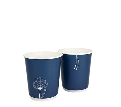 Стакан 2-шаровий "Синій" на 185мл - 25шт/уп