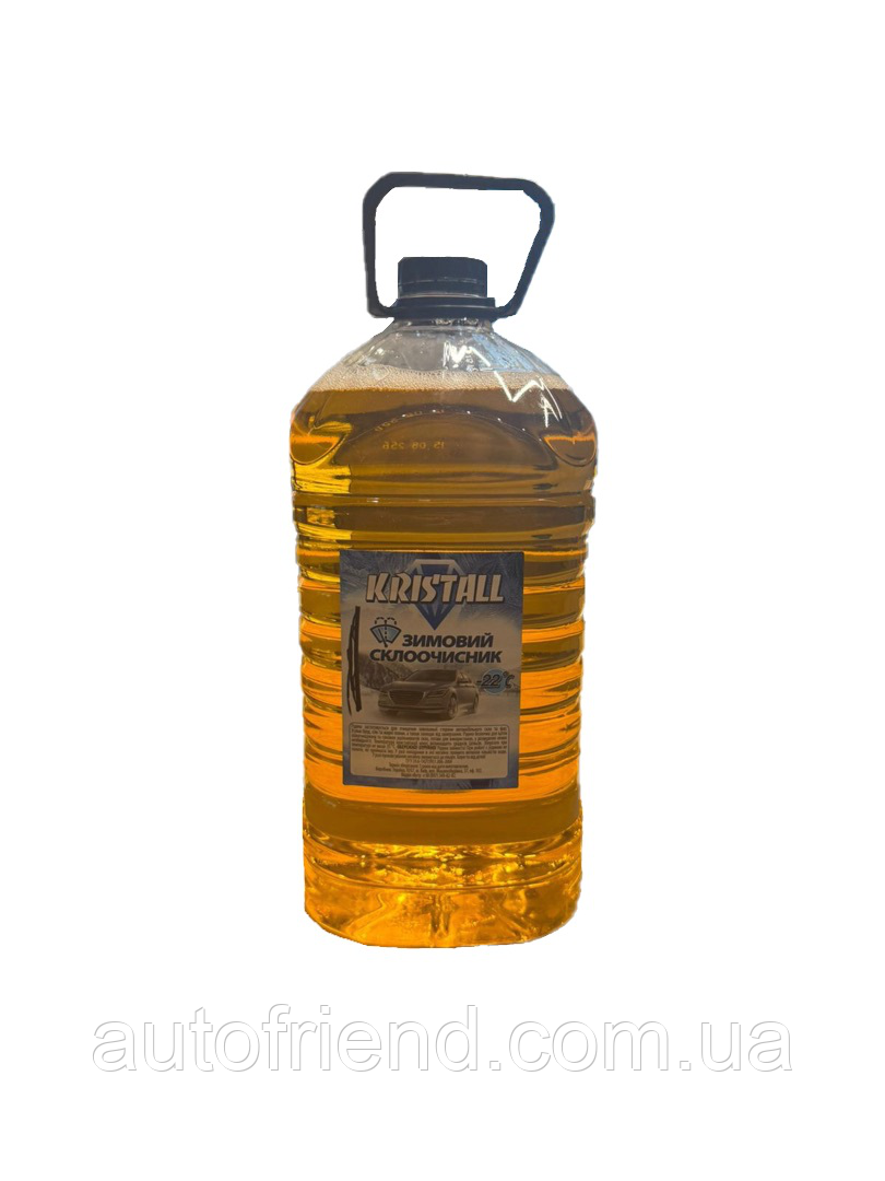 Харків Омивач скла зимовий "KRISTAL" -22 ПЕТ (4л.) Ананас(помаранч) (4шт уп) (168шт на піддоні), фото 1