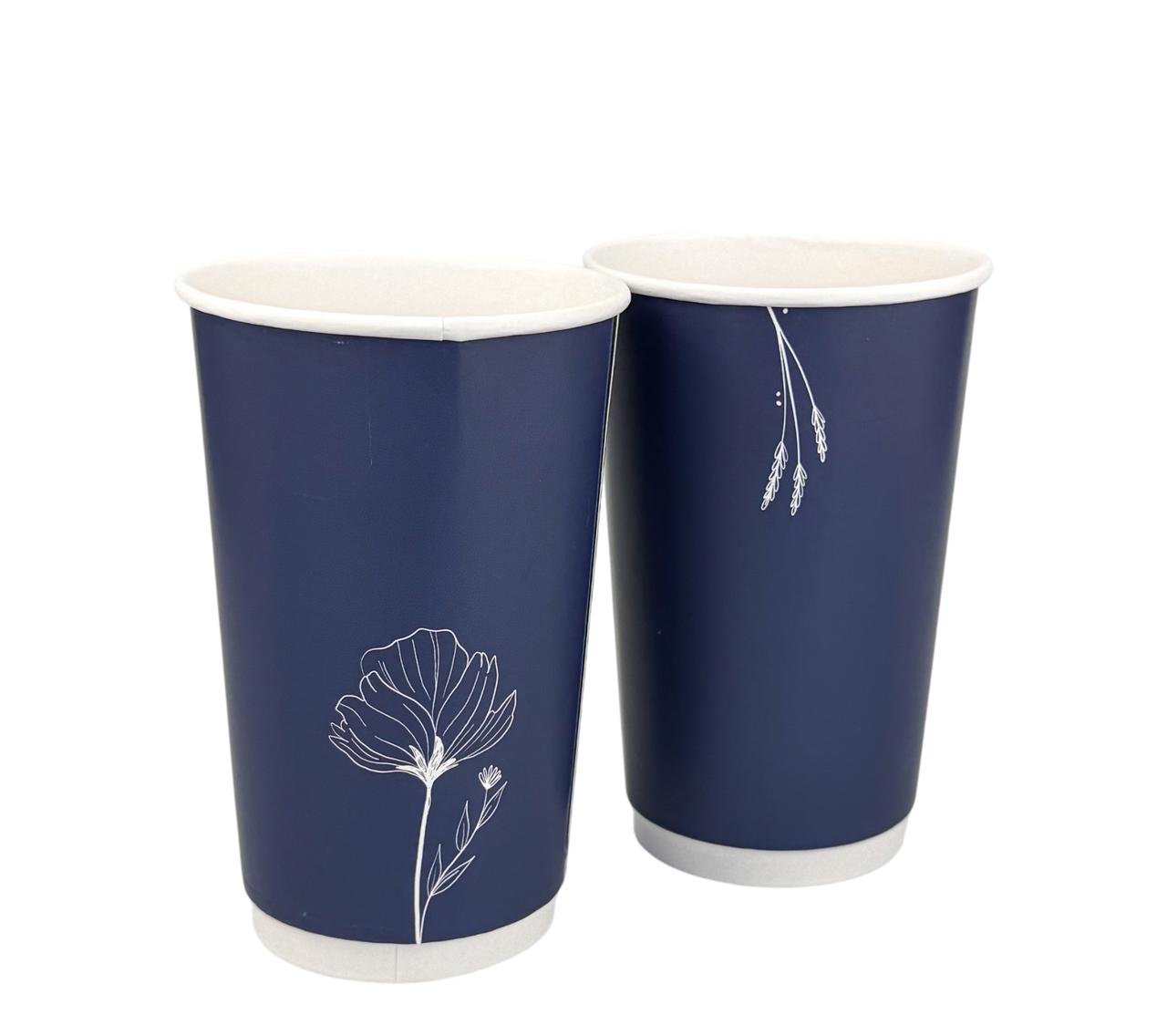 Стакан 2-шаровий "Синій" на 450мл - 20шт/уп, фото 1