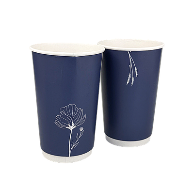 Стакан 2-шаровий "Синій" на 450мл - 20шт/уп