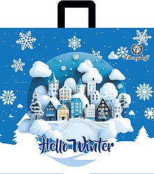 Пакет із петльовою ручкою 340*360 мм Будиночки 25 шт.