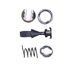 Skoda Fabia 99-04 ремкомплектект замку вставки передньої лівої = правої двері 3шт комплект