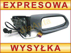 VW Polo 9n3 05-09 зовнішнє дзеркало механічне для фарбування права сторона